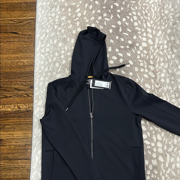 RHONE Black Zip Up Men’s Sweater